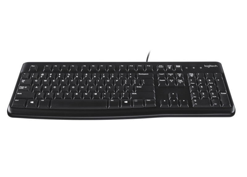 KB Logitech K120 voor Business Zwart bedraad OEM