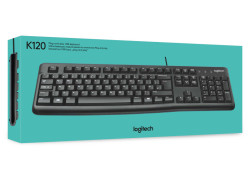 KB Logitech K120 voor Business Zwart bedraad OEM