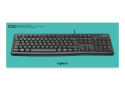 KB Logitech K120 voor Business Zwart bedraad OEM