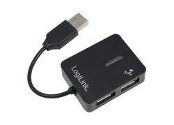 LogiLink 4 Port Hub, USB 2.0 passief Zwart