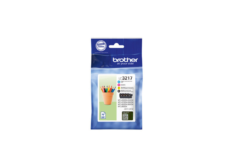 Brother LC-3217 Value Pack 550 pagina&#039;s (Origineel)