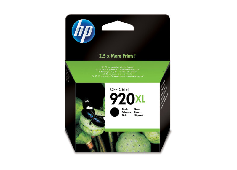 HP No.920XL Zwart 49ml (Origineel)