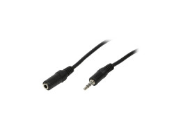 3,5 mini jack 5.00m Verlenging LogiLink
