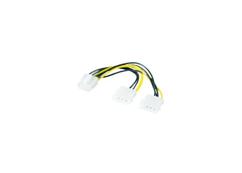 Adapter 5.25"-Stroom --> 8-pins (2x4) Goobay