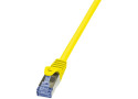 RJ45 10.00m Geel Cat6A S/FTP LogiLink