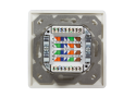 Inbouwdoos 2xRJ45 Cat6 LogiLink Signal Wit