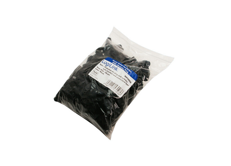 Pullover RJ45 100 stuks Zwart LogiLink