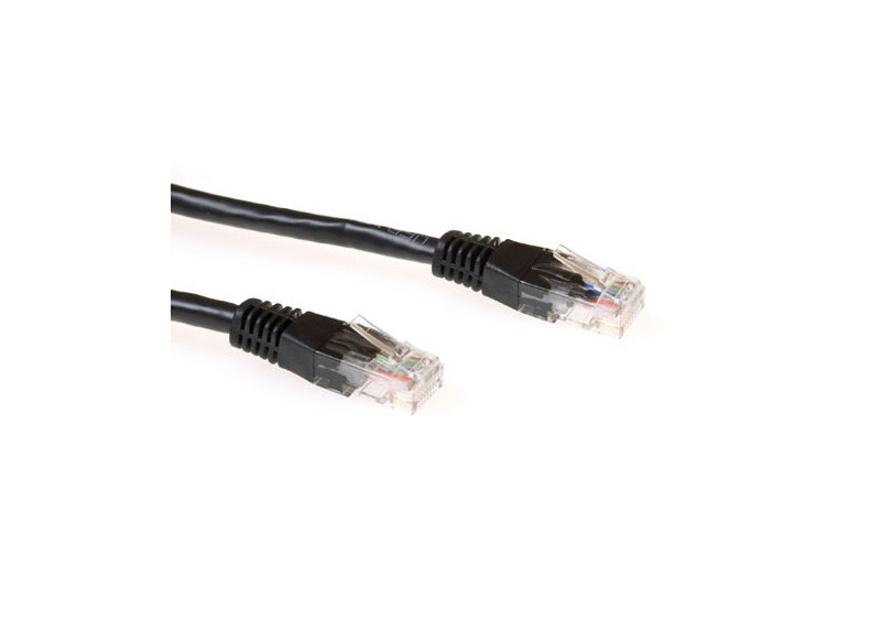 Ewent 10.0m Cat6 UTP netwerkkabel Zwart 10 m U/UTP (UTP)