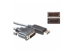 ACT Verloopkabel DisplayPort male naar DVI male  1.80 m
