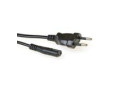 ACT Netsnoer Euro male - C7 female zwart 1,5 m
