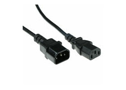 ACT Netsnoer C13 - C14 zwart 3 m