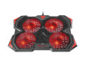 Genesis - Laptop Cooler OXID 15,6 inch - Rood