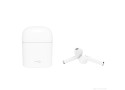 Draadloze in-ear oordopjes, earbud earpod ,met microfoon en oplader - wit