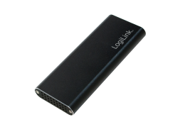 M.2 SATA Logilink SSD-behuizing USB3.1-Gen2/Zwart