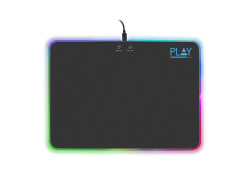 Ewent PL3341 muismat Game-muismat Zwart/ RGB
