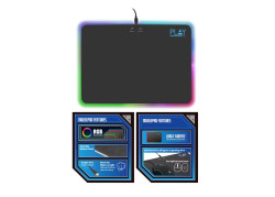 Ewent PL3341 muismat Game-muismat Zwart/ RGB