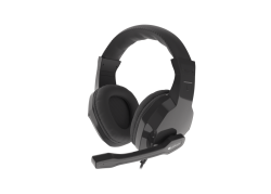 Genesis Argon 100 stereo headset - 3,5 mm jack - Zwart