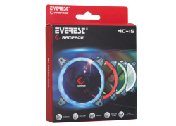 Rampage Everest 4C-15 - Case Fan Groen - 25 mm
