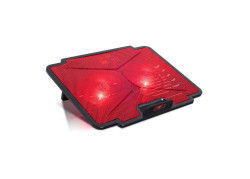 Spirit of Gamer - Laptop Cooling pad - Koeler Blade 100 - tot 15,6 inch - Rood