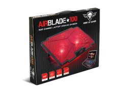 Spirit of Gamer - Laptop Cooling pad - Koeler Blade 100 - tot 15,6 inch - Rood