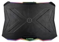 Rampage AD-RC8 Showy RGB Laptop Cooling pad- laptop koeler - 17,3 inch