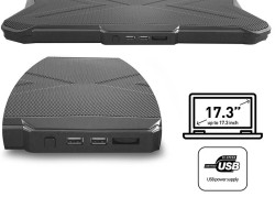 Rampage AD-RC8 Showy RGB Laptop Cooling pad- laptop koeler - 17,3 inch