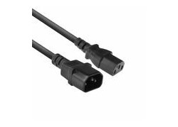 ACT AC3315 electriciteitssnoer Zwart 1,8 m C13 stekker C14 stekker