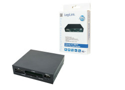 3,5" LogiLink All-in-One Zwart Plastic USB 2.0