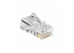 ACT AC4110 kabel-connector RJ45 Zilver, Transparant