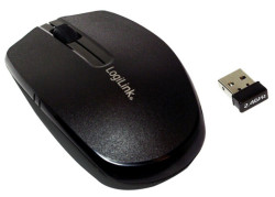 Logilink mini Optical USB Zwart Retail Wireless