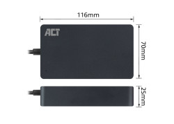 ACT AC2060 netvoeding & inverter Binnen 90 W Zwart