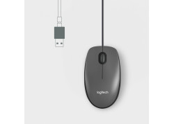 Logitech M100 Optical USB Zwart Retail