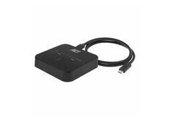 ACT AC1502 basisstation voor opslagstations USB 3.2 Gen 2 (3.1 Gen 2) Type-C Zwart