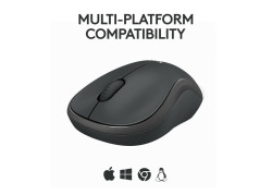 Logitech M240 Silent Optical USB Zwart Retail Wireless