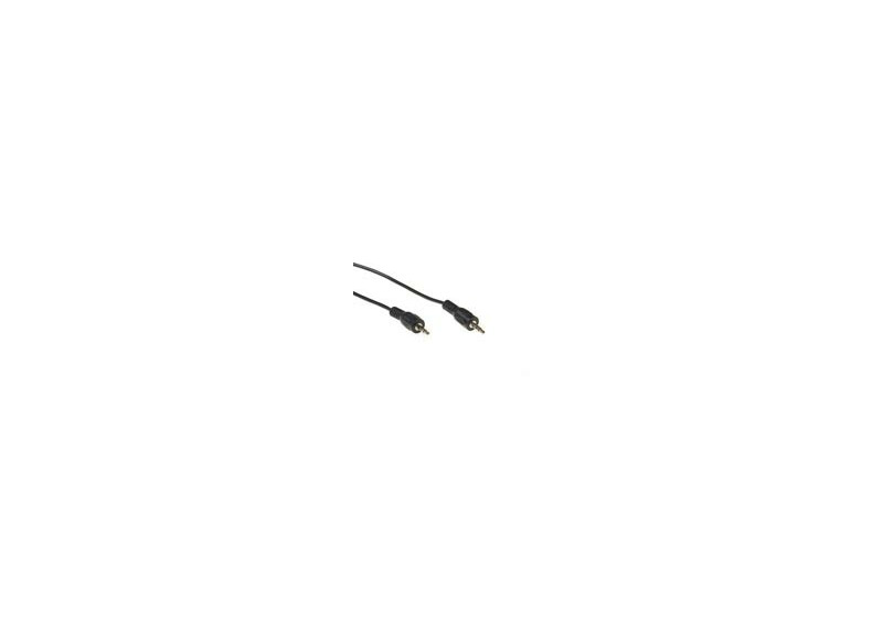 ACT 1,50 meter audio aansluitkabel 1x 3.5mm stereo jack male - 1x 3.5mm stereo jack male ACT 1,50 meter audio aansluitkabel 1x 3.5mm stereo jack male - 1x 3.5mm stereo jack male