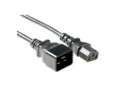 ACT Netsnoer C13 - C20 zwart 2 m