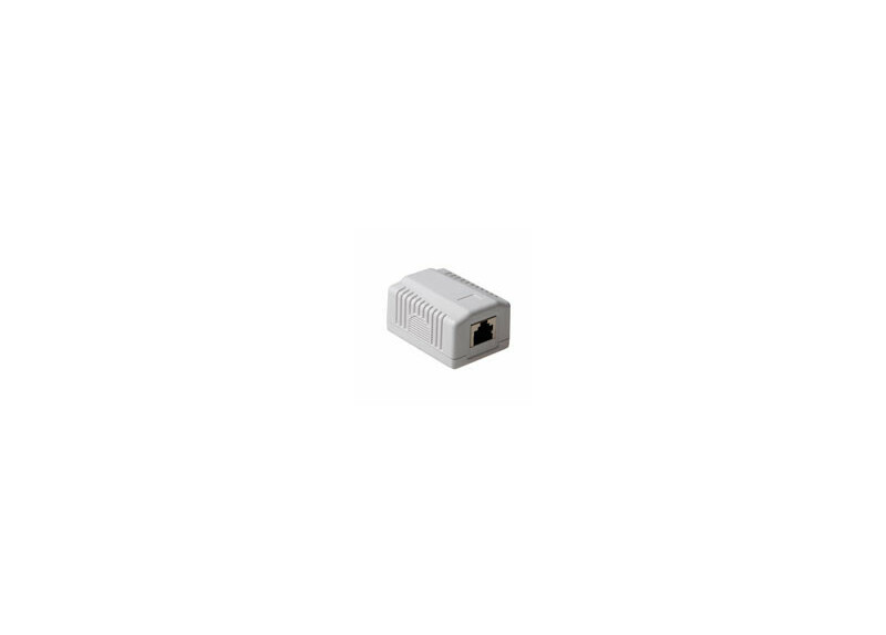 ACT Modulair opbouwdoos shielded 1-voudig CAT6A ACT Modulair opbouwdoos shielded 1-voudig CAT6A