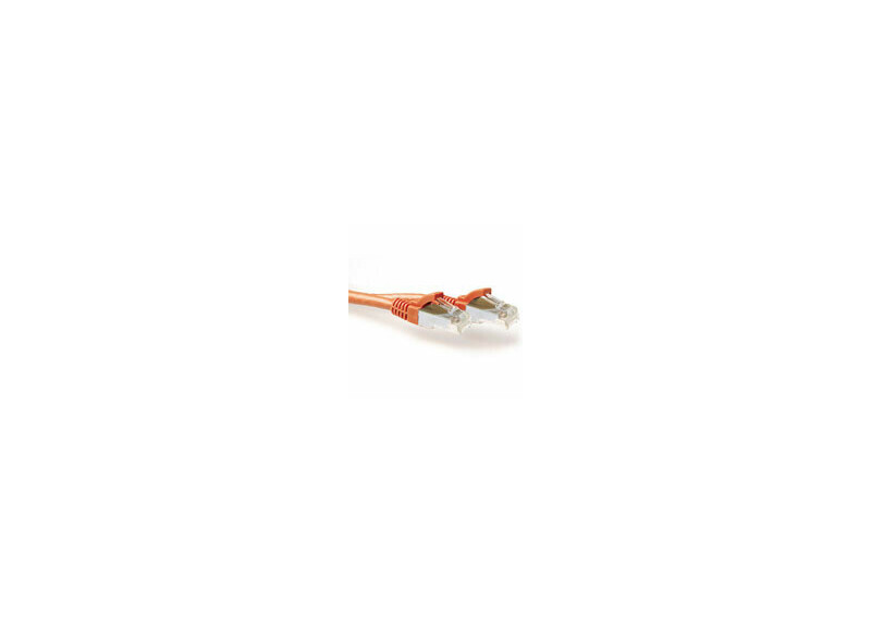 ACT Oranje 1,00 meter SFTP CAT6A patchkabel snagless met RJ45 connectoren ACT Oranje 1,00 meter SFTP CAT6A patchkabel snagless met RJ45 connectoren