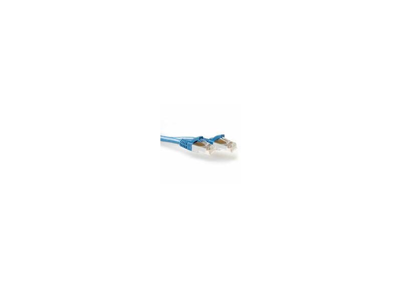 ACT Blauwe 5 meter SFTP CAT6A patchkabel snagless met RJ45 connectoren ACT Blauwe 5 meter SFTP CAT6A patchkabel snagless met RJ45 connectoren