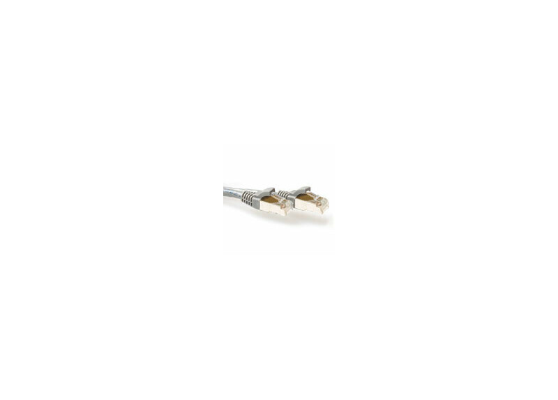 ACT Grijze 2 meter LSZH SFTP CAT6A patchkabel snagless met RJ45 connectoren ACT Grijze 2 meter LSZH SFTP CAT6A patchkabel snagless met RJ45 connectoren
