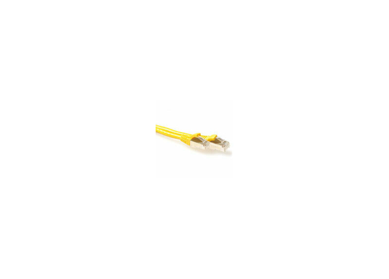 ACT Gele 30 meter LSZH SFTP CAT6A patchkabel snagless met RJ45 connectoren ACT Gele 30 meter LSZH SFTP CAT6A patchkabel snagless met RJ45 connectoren
