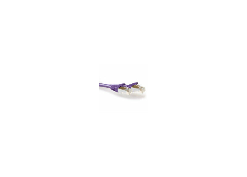 ACT Paarse 20 meter LSZH SFTP CAT6A patchkabel snagless met RJ45 connectoren ACT Paarse 20 meter LSZH SFTP CAT6A patchkabel snagless met RJ45 connectoren