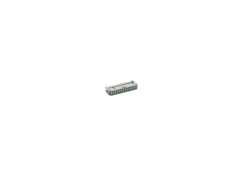 Speed 16 polige IDC wire to board female bandkabel connector met 1,27 mm raster Speed 16 polige IDC wire to board female bandkabel connector met 1,27 mm raster