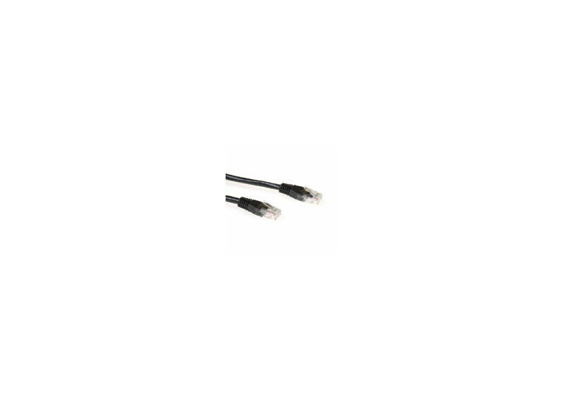 ACT Zwarte 10 meter LSZH U/UTP CAT6A patchkabel met RJ45 connectoren ACT Zwarte 10 meter LSZH U/UTP CAT6A patchkabel met RJ45 connectoren