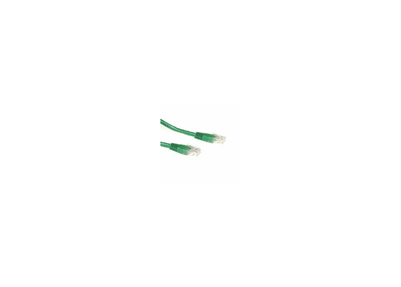 ACT Groene 1 meter U/UTP CAT6A patchkabels met RJ45 connectoren ACT Groene 1 meter U/UTP CAT6A patchkabels met RJ45 connectoren