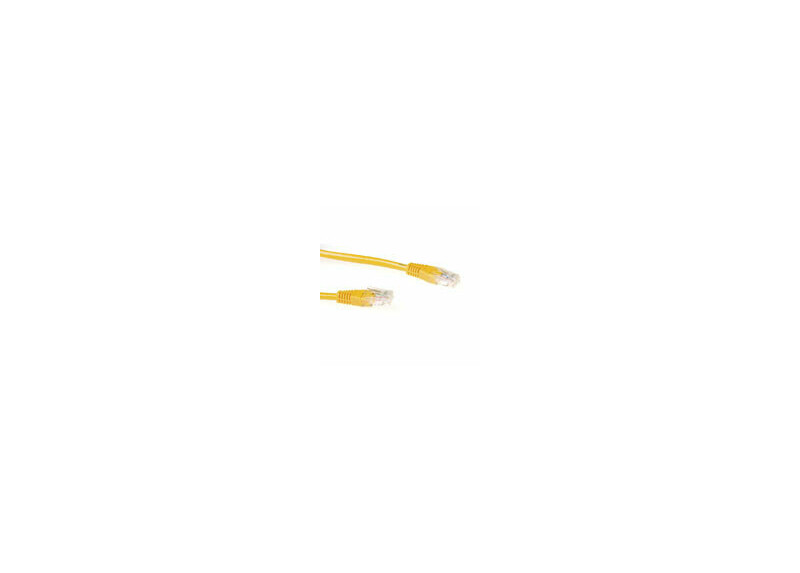 ACT Gele 2 meter U/UTP CAT6A patchkabels met RJ45 connectoren ACT Gele 2 meter U/UTP CAT6A patchkabels met RJ45 connectoren