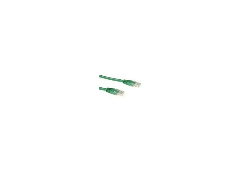 ACT Groene 20 meter U/UTP CAT5E patchkabel met RJ45 connectoren ACT Groene 20 meter U/UTP CAT5E patchkabel met RJ45 connectoren