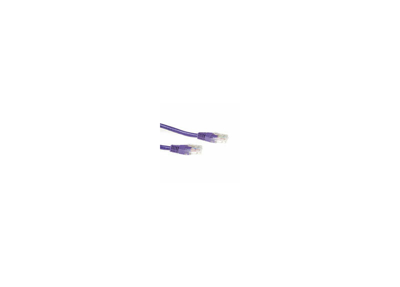 ACT Paarse 20 meter U/UTP CAT6A patchkabels met RJ45 connectoren ACT Paarse 20 meter U/UTP CAT6A patchkabels met RJ45 connectoren