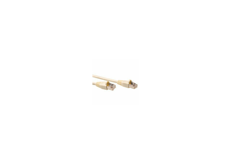 ACT Ivoor 1 meter SF/UTP CAT5E patchkabel snagless met RJ45 connectoren ACT Ivoor 1 meter SF/UTP CAT5E patchkabel snagless met RJ45 connectoren