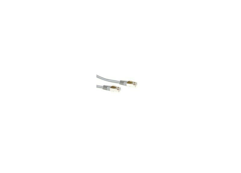 ACT Grijze 0,5 meter F/UTP CAT5E patchkabel met RJ45 connectoren ACT Grijze 0,5 meter F/UTP CAT5E patchkabel met RJ45 connectoren